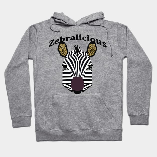 Zebralicious Hoodie by goingplaces